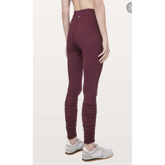Lululemon Ready To Rulu Tight 28" Dark Adobe Size 6 - Picture 2 of 8